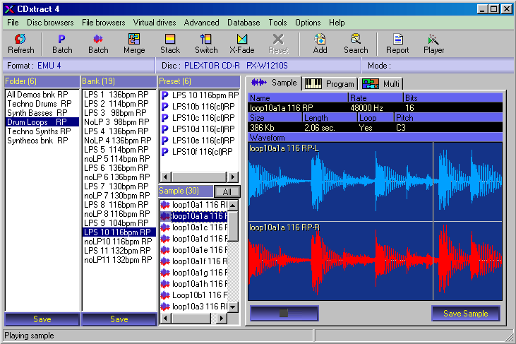 serial cdxtract 4